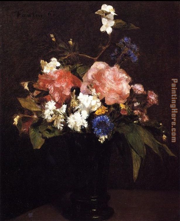 Flowers II painting - Henri Fantin-Latour Flowers II art painting